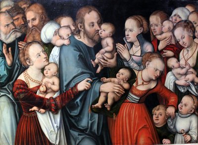 Christ Blessing the Children by Lucas Cranach the Elder